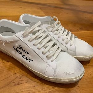 Saint Laurent distressed shoes size 11
